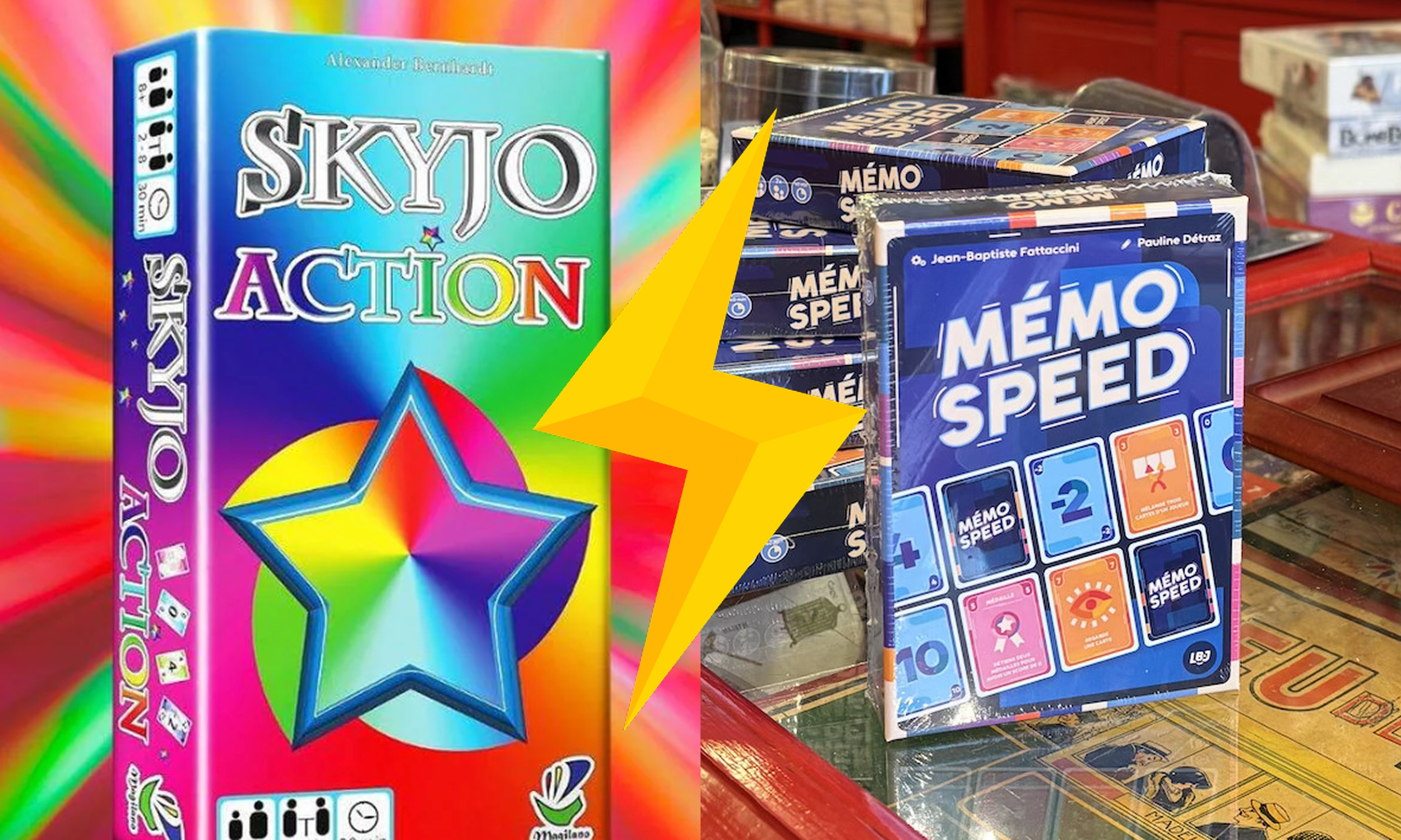 Skyjo Action vs MémoSpeed : quel jeu choisir pour vos soirées ?